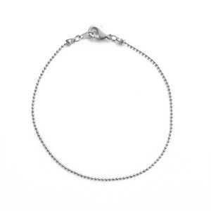 Honeycat Whisper Thin Ball Chain Bracelet- Silver